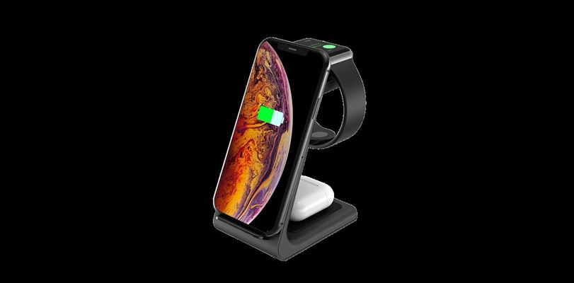 Find en iPhone X trådløs Qi-oplader hos Av-Cables.dk