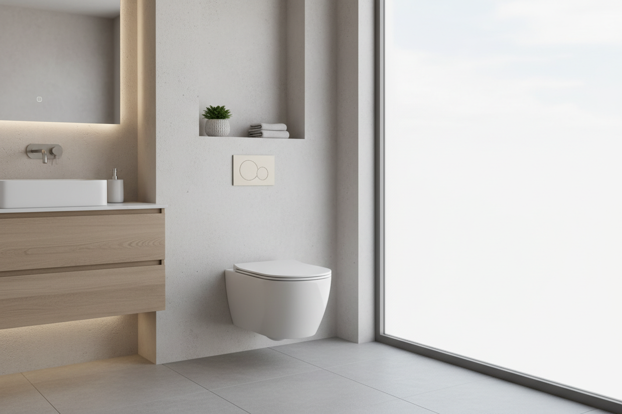 Væghængt Toilet Uden Skyllekant: En Hygiejnisk og Moderne Løsning